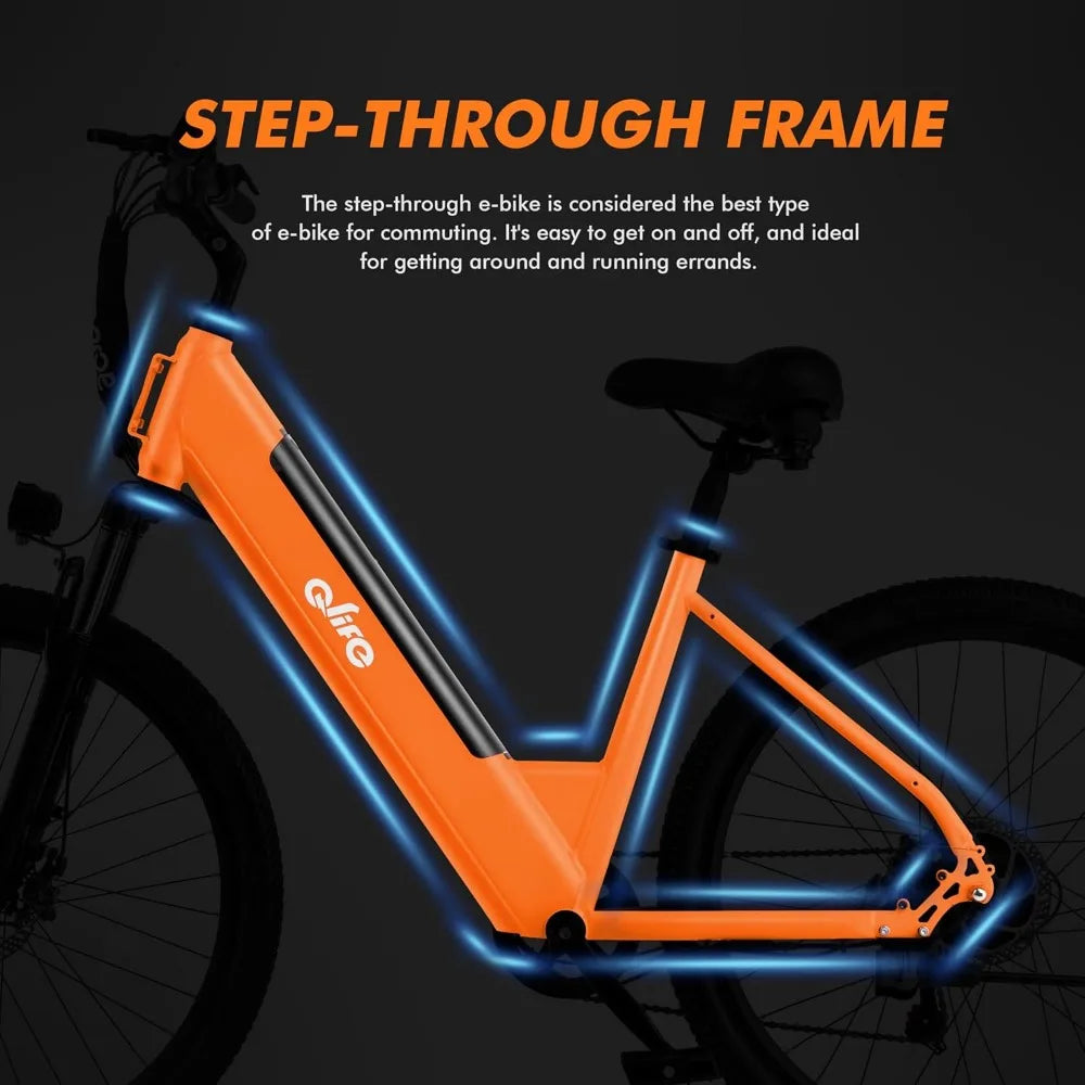 Step-Through 22MPH 750W Motor Ebikes