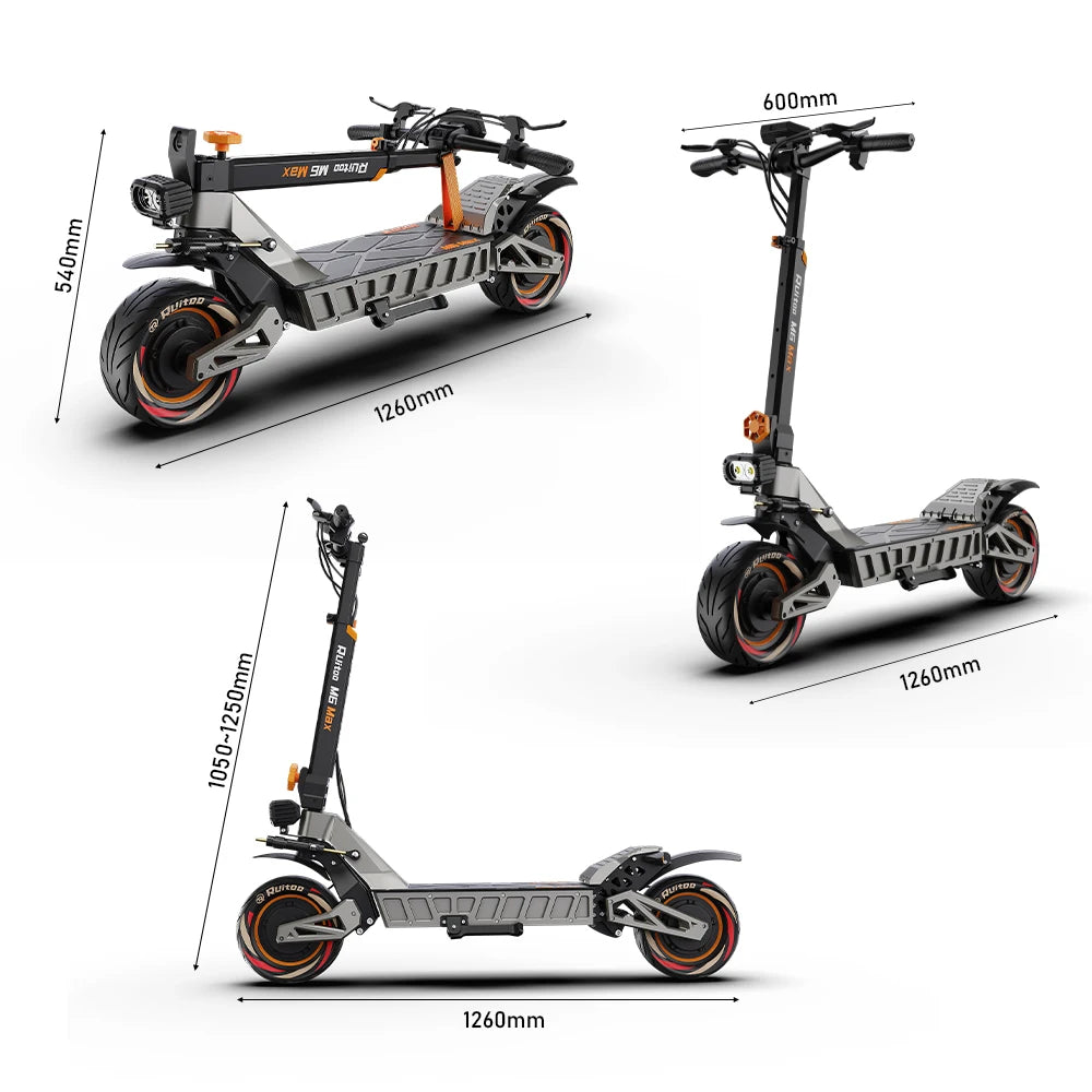 Dual Motor 5600W 60V27AH Fast Electrical Scooter