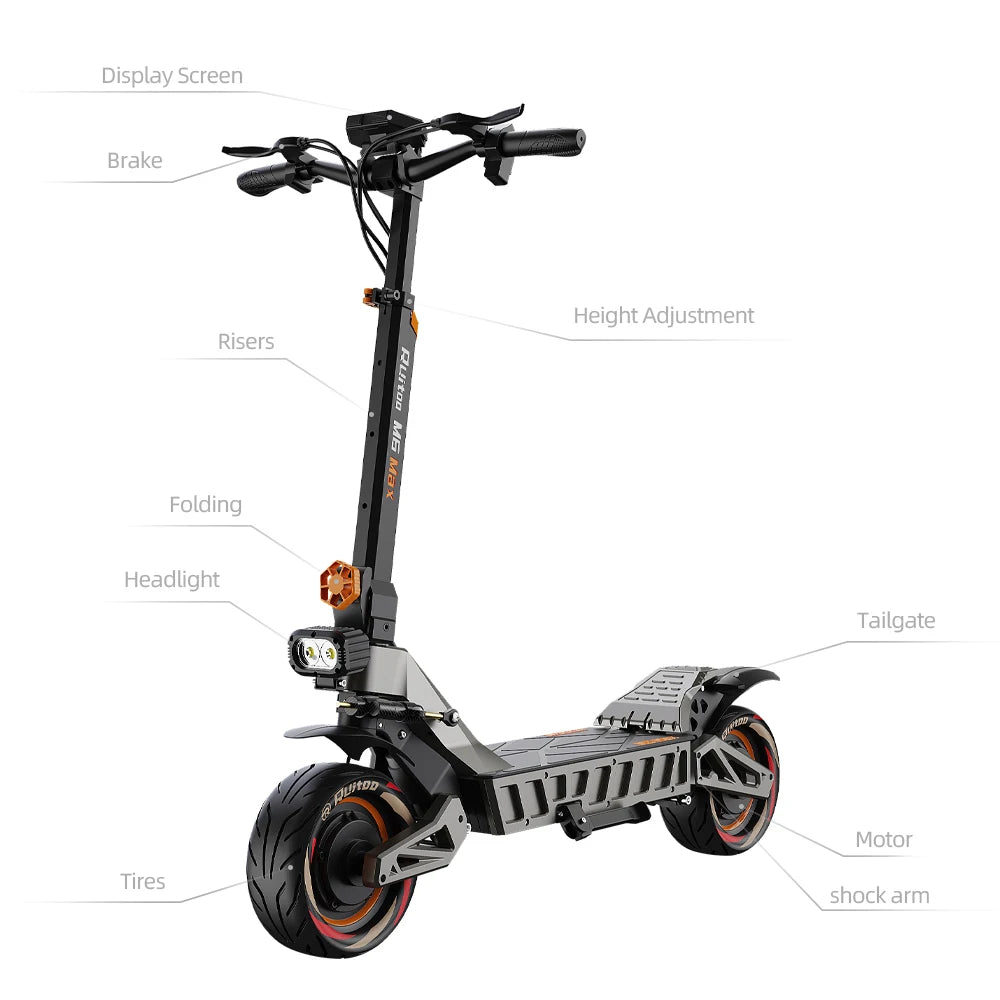 Dual Motor 5600W 60V27AH Fast Electrical Scooter